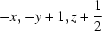 [-x, -y+1, z+{\script{1\over 2}}]