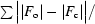 [\textstyle \sum\big||F_{\rm o}| - |F_{\rm c}|\big |/]