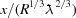 [x/(R^{1/3}{\lambda\kern-1ex\raise0.6ex\hbox{-}\kern.3ex}^{\,2/3})]