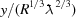 [y/(R^{1/3}{\lambda\kern-1ex\raise0.6ex\hbox{-}\kern.3ex}^{\,2/3})]